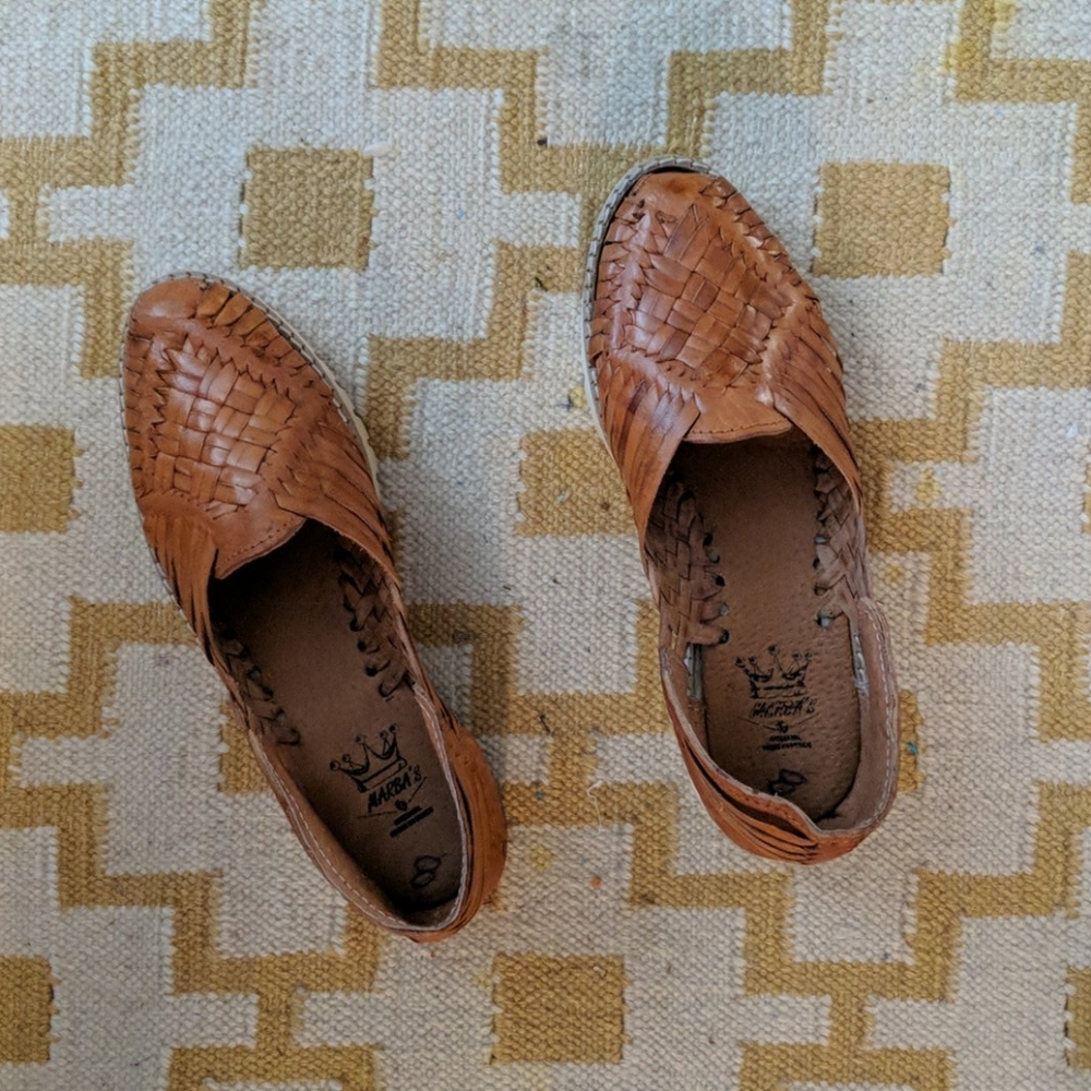 Huaraches worn once!